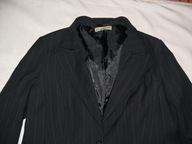 Garnitur męski czarny elegancka jednorzędowy rozmiar 46