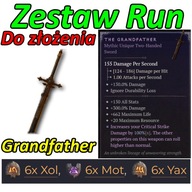 Grandfather Zestaw Run do złożenia ETERNAL Diablo 4 VoH Wieczność