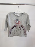 Primark bluza bez kaptura dziewczynka UNICORN 92