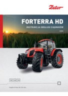 Zetor Forterra HD 130, 140, 150 - instrukcja obsługi ciągników PL (2018)