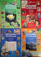 Encyklopedia Szkolna tomy 1-4 Przyroda Historia Geografia Literatura