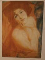 Teodor Axentowicz ( 1859 - 1938 ), Rudowłosa, 1907 r. CZYSTA