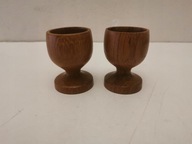 Rzeźba FIGURKA Kieliszki podstawki na jajka BURMA