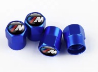 Nakrętki kapturki na wentyle BMW M-Power niebieskie (4szt.)
