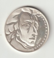 PRL 50 zloty 1972 Fryderyk Chopin PROBA lustrzany