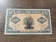 Francuska Afryka Zachodnia - 100 franków - 1942 - rzadki