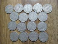 ZESTAW MONETA 1 ZŁ. 1970-1978 RÓŻNE ROCZNIKI OBIEG