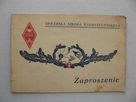 JELENIA GÓRA OFICERSKA SZKOŁA RADIOTECHNICZNA ZAPROSZENIE 1958 r.