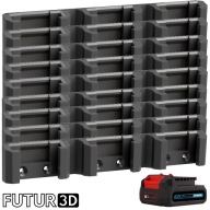 Uchwyt potrójny na akumulator Erbauer 12V EXT DualVolt z blokadą