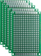 5szt Płytka prototypowa jednostronna PCB – 4 cm x 6 cm (280 otworów)