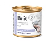 BRIT Veterinary Diet Gastrointestinal karma z łososiem dla kota 200 g