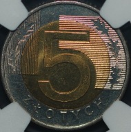 5 złotych 1994 - MS 66 - NGC - MENNICZE