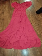 Piękna sukienka hiszpanka malinowa LOLA BIANKA 44
