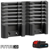 Uchwyt podwójny na akumulator Erbauer 12V EXT DualVolt z blokadą