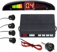 4 Czujniki Parkowania Cofania LED LCD PARKTRONIC