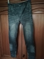 Legginsy imitacja jeansu r. 36
