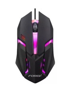 Mysz PRZEWODOWA FOREV GAMING CZARNA PODŚW. -136