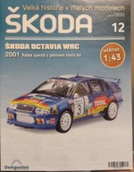 Skoda Octavia WRC mod.2001 nr.12.Czeski Deagostini 1:43