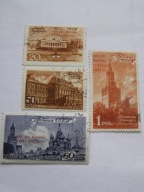 ZSRR - 800 lat Moskwy - nadruk - Mi. 1121-24 - kasowane