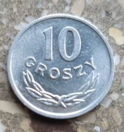Moneta PRL 10 groszy 1962 super stan