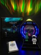 Projektor galaxy LED RGB Bluetooth zegar pilot