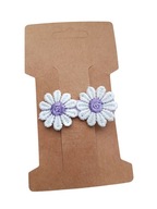 Pierwsza spinka do włosów mini spinki spineczki boho kwiaty kwiatuszki