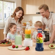 Sokowirówka Elektryczna Blender USB Przenośna Mini 6 Ostrzy