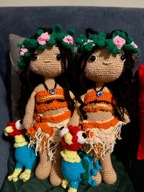 Vaiana Moana dla fanki bajki Disneya z Hei Hei - kurczakiem handmade