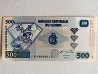 KONGO - 500 franków 2002, P-96, piękny, st.1 !!!