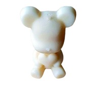 Handmade świeczki sojowe w kształcie misia z sercem Walentynki Dzień Babci