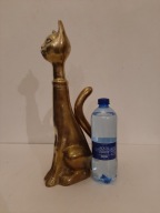 VINTAGE FIGURKA KOT mosiężny duży MOSIĄDZ gerstenberg wysokość 40 cm