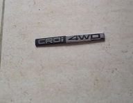 Emblemat CRDi 4WD Hyundai Santa Fe II