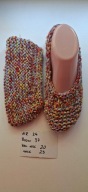 24 Kapcie balerinki handmade roz.37 NOWE ręcznie robione
