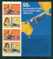 AUSTRALIA ** 50 lecie pierwszego lotu do USA Mi BL 3