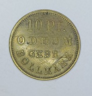 NIEMCY - TOKEN - 10 PFENNIG - ODEUM GEBR BOLLMANN