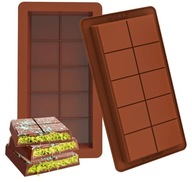 2x FOREMKA FORMA SILIKONOWA DO CZEKOLADY DUBAJSKIEJ TABLICZKA VIRAL DUBAJ