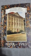 Wydział nauk ekonomicznych Uniwersytetu warszawskiego 1953-1993
