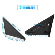 PRAWY TRÓJKĄT ZAŚLEPKA LUSTERKA OSŁONA BŁOTNIKA CHRYSLER TOWN 1AN68RXFAA PL