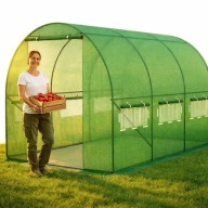 TUNEL FOLIOWY OGRODOWY 2X3m SZKLARNIA OGRODOWA FOLIOWA FOLIAK PAWILON 6m2