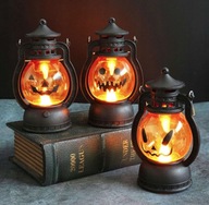 Halloween LED Dynie 3 szt. | Lampki Dekoracyjne na Baterie