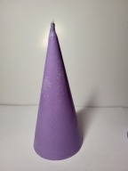 STOŻEK WOLNOSTOJĄCA ŚWIECA GEOMETRYCZNA Z WOSKU SOJOWEGO HANDMADE