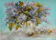 Bzy" obraz olejny na płótnie 30x40cm , oryginał Garncarek Al,,,