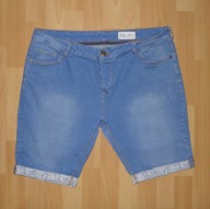 Denim Co - dżinsowe rozciągliwe spodenki 48