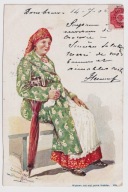 Zbaraż Bogata Gospodyni 1905r. T. Rybkowski obieg Dąbrowa