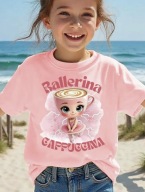 Koszulka dziecięca Ballerina Cappuccina dla dziewczynek roz. 120