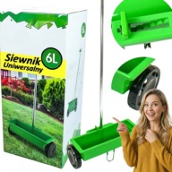 SIEWNIK RĘCZNY OGRODOWY DO NAWOZU SOLI DO OGRODU DO LASU ROZSIEWACZ 6LITRÓW
