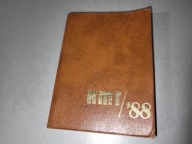 STARY ŁADNY Kalendarz Młodego Technika 1988