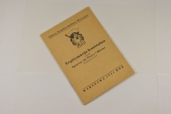 LEGITYMACJA KONTROLNA ODZNAKI SPRAWNY DO PRACY I OBRONY GDAŃSK 1951 r.
