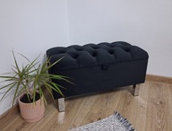 Ławka pufa puf otwierana 70 x 35 x 40 schowek pojemnik na wymiar siedzisko