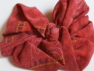 Klamra do włosów kokarda brązowa